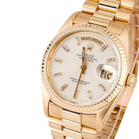 gouden rolex president|bob's watches rolex president.